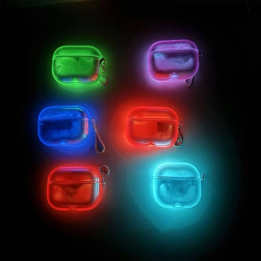 New Luminous Quicksand AirPods Case – Glow, Protect, & Shine