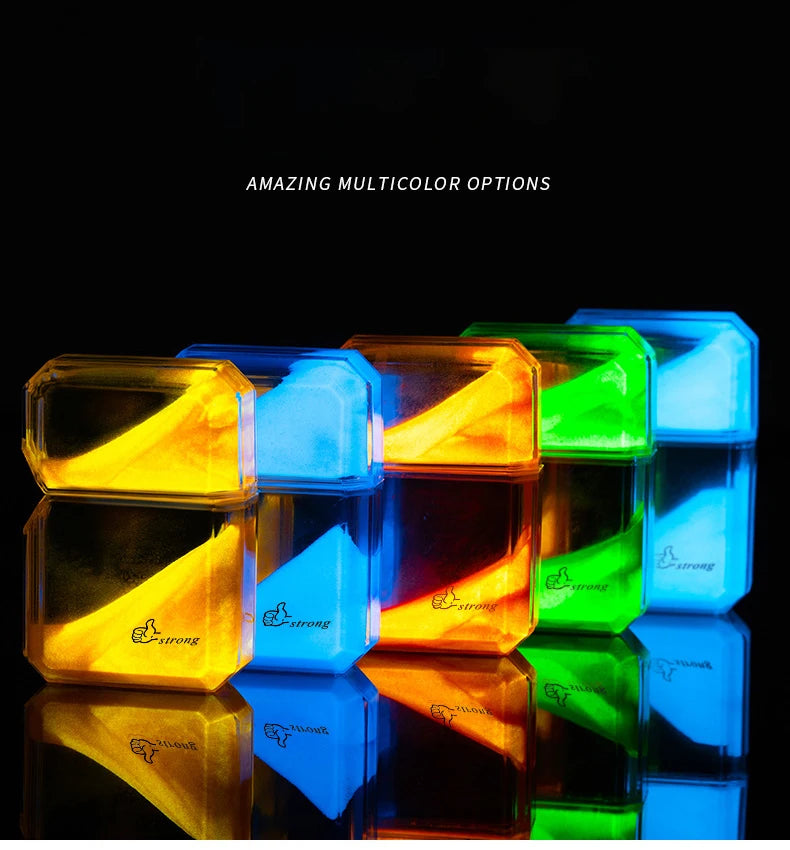 Luminous Quicksand Metal Lighter – Aesthetic Glow and Flow for Every Spark