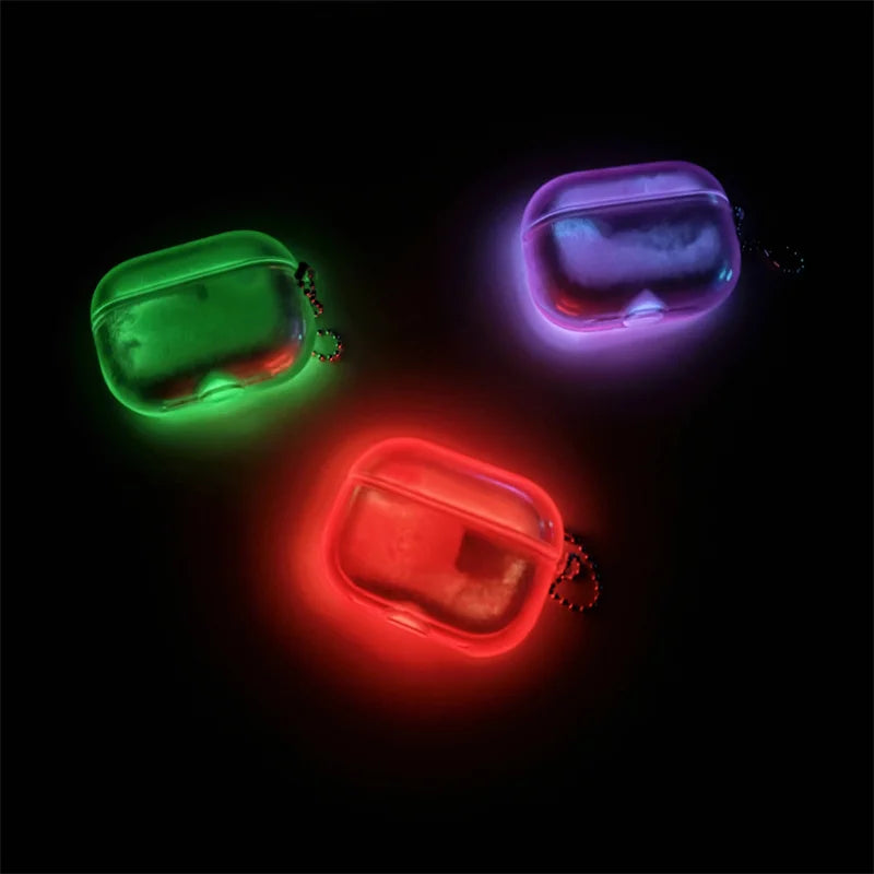 New Luminous Quicksand AirPods Case – Glow, Protect, & Shine